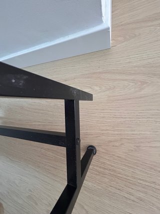 Tavolo da scrivania IKEA VITTSJÖ in vetro e metallo