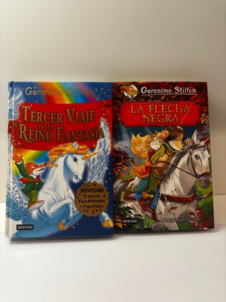 2 libros de Geronimo Stilton