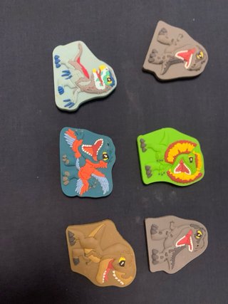 Figuras de goma de dinosaurios