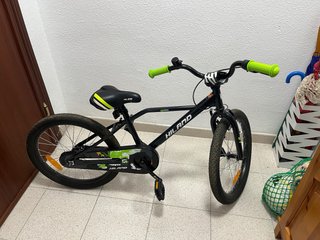 Bicicleta Hiland Infantil Negra y Verde
