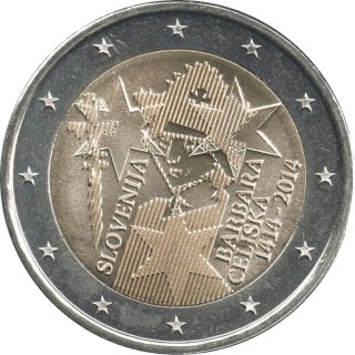 2 € Eslovenia 2014 Conmemorativa Barbara Celjska