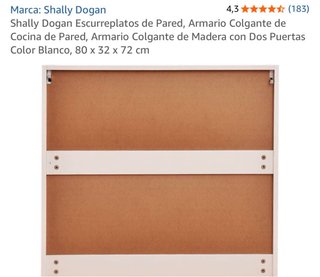 Armario Cocina Blanco 80x72x32cm