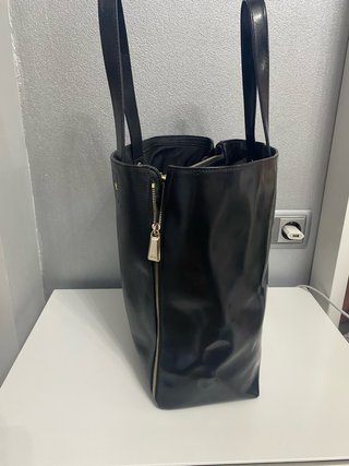 Bolso Tote Furla Negro Piel