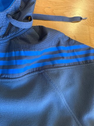 Sudadera Adidas Climawarm Azul y Gris