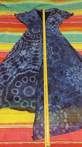 Vestido Desigual Azul Talla S
