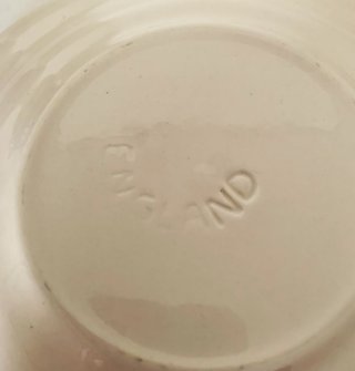 Juego 4 Tazas y Platillos Porcelana Inglesa
