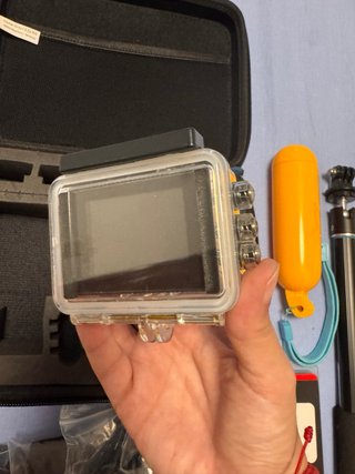 Cámara de acción GoPro con accesorios