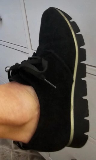 Zapatos Ante Negro María Jaén Talla 37