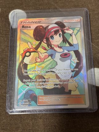 Carta Pokémon Rosa Entrenador