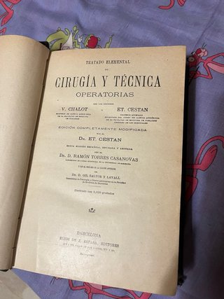 Tratado elemental de Cirugía y Técnica Operatorias