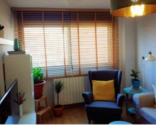 Cortinas de madera venecianas marrón