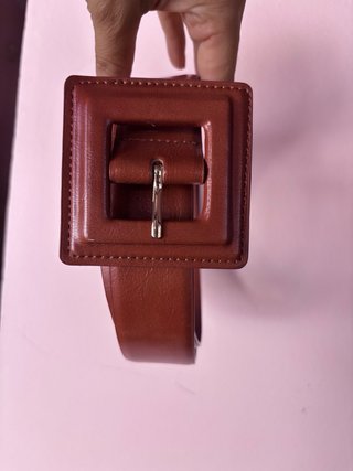 Cinturón ancho marrón Talla S/M