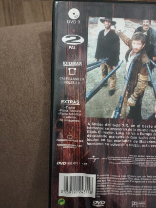 DVD Cenizas y Pólvora (Español)