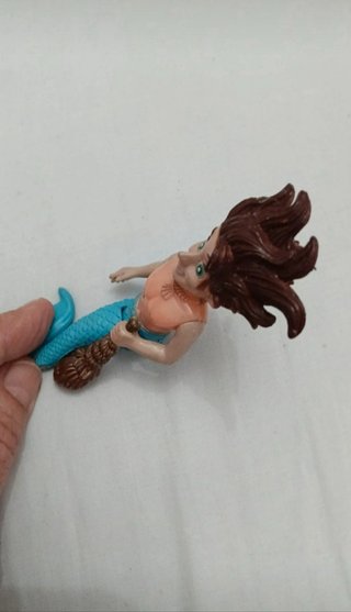 Figura Tritón / Sireno Vintage Juguete Antiguo
