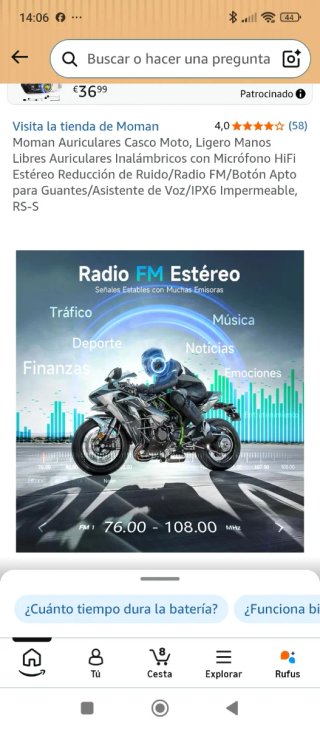 Intercomunicador Moman RS-S Moto