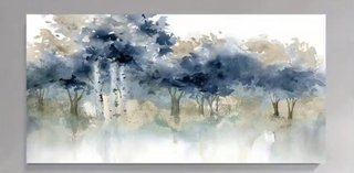 Impresión Lienzo Abstracto Árboles 50x100