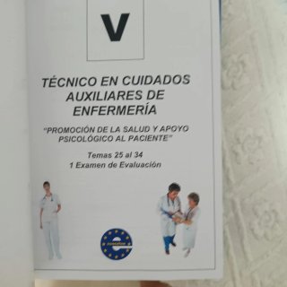 Curso de TCAE ( auxiliar de enfermería)