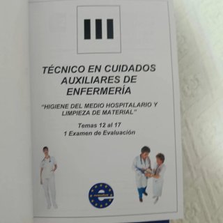 Curso de TCAE ( auxiliar de enfermería)