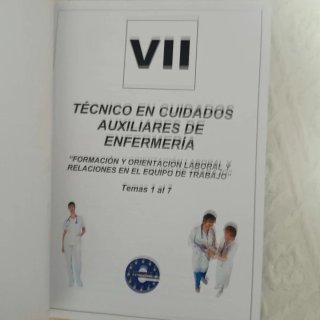 Curso de TCAE ( auxiliar de enfermería)