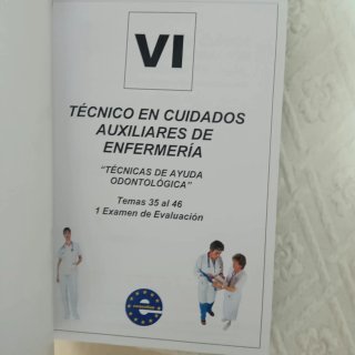 Curso de TCAE ( auxiliar de enfermería)
