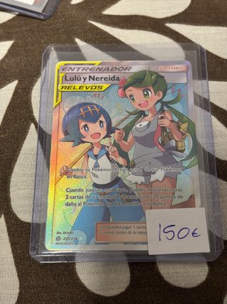 Carta Pokémon Lulú y Nereida Entrenador