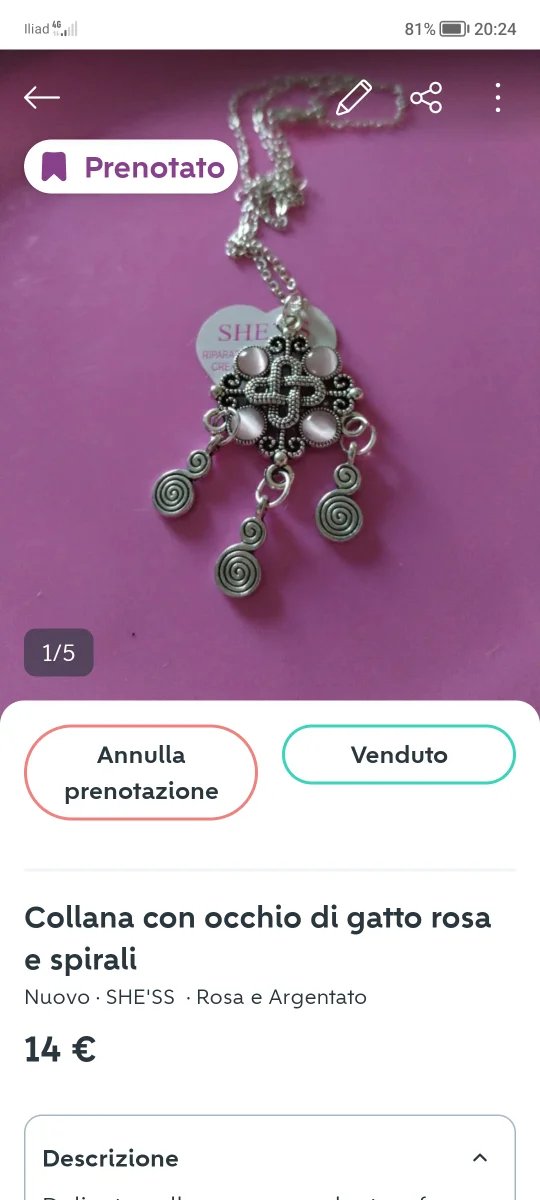 Lotto prenotato Natalie