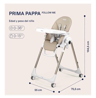 Trona reclinable para bebé