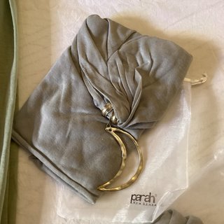 Foulard con ciondolo stella e luna