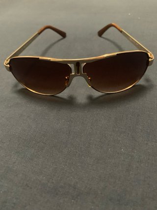 Gafas de Sol Vintage Marrones y Doradas