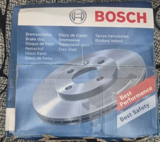 2 Discos Freno Delanteros Bosch BD201