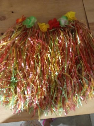 Lote accesorios disfraz hawaiano / photocall fiest