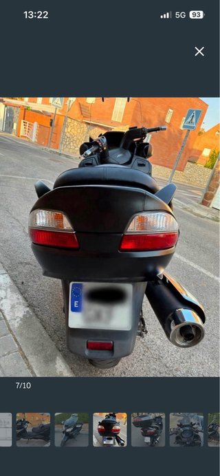 Suzuki Burgman 650 Executive-ITV 07/28-47300km-ABS