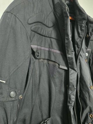 Chaqueta de moto negra XL Marca IXS