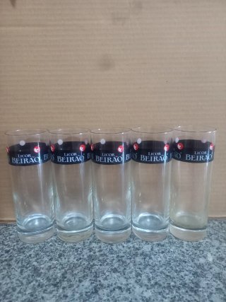 5 Copos Licor Beirão Todos. 5€