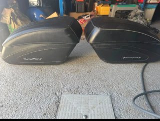 Maletas cuero Road King