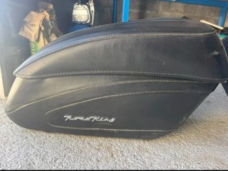Maletas cuero Road King