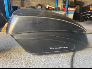 Maletas cuero Road King