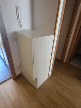 Mueble almacenaje Ikea blanco 3 cajones