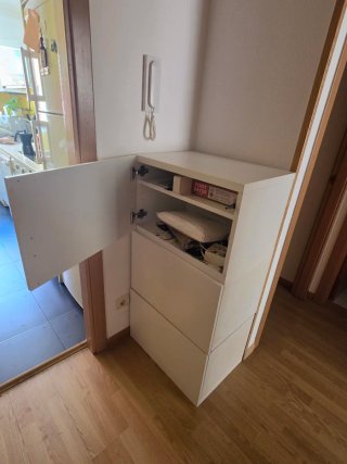 Mueble almacenaje Ikea blanco 3 cajones