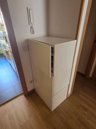 Mueble almacenaje Ikea blanco 3 cajones