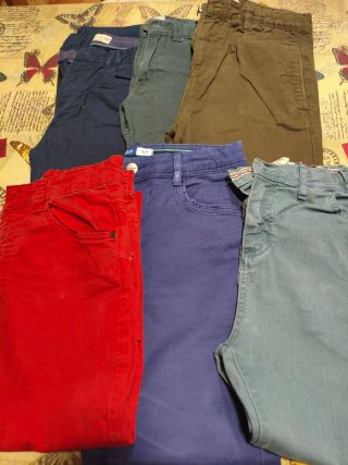 Lote 6 pantalones vaqueros talla 12