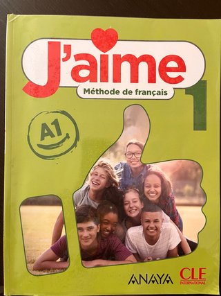 Libro frances 1 ANAYA, esta como nuevo