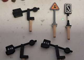 Lote Decoración Maqueta Tren H0