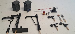 Lote Decoración Maqueta Tren H0