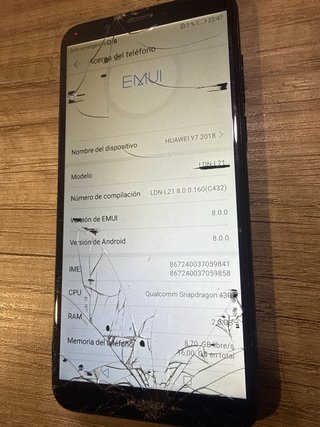 Huawei Smartphone Negro