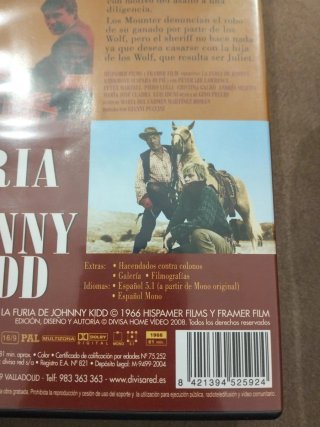DVD La Furia de Johnny Kidd