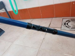 Caña de pescar telescópica de 4,5m