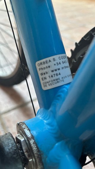 Bicicleta Orbea Azul Montaña Infantil