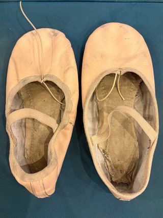 Zapatillas de ballet color rosa/beige