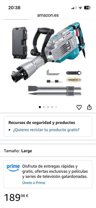 Martillo Eléctrico Eneacro Z1G-DS-107HC